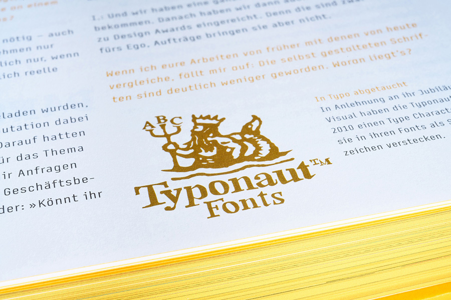 Jubiläumsbuch Typonauten